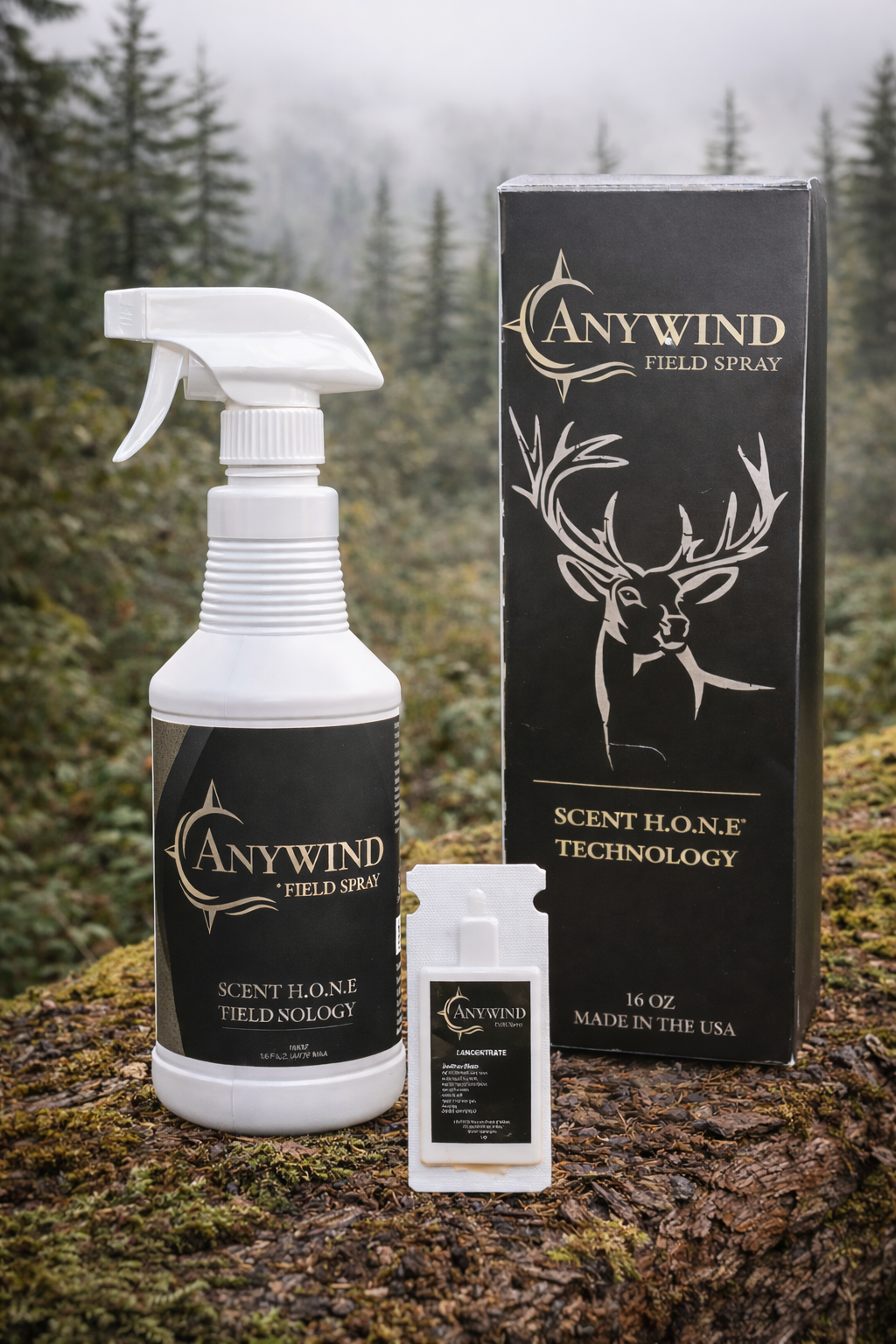 16 oz. Anywind Field Spray + 1 Refill